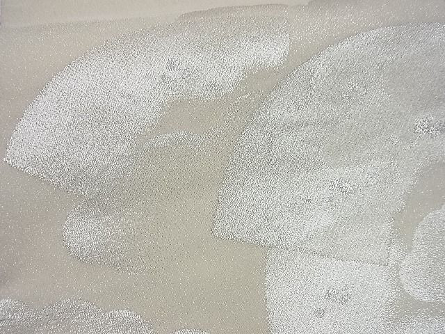 平和屋着物■太鼓柄袋帯 綴れ 名匠家紋 雲取り地紙文 銀糸 逸品 n-gh1826