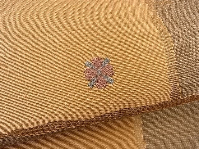 平和屋着物■六通柄袋帯 変わり市松文様 逸品 n-je3333