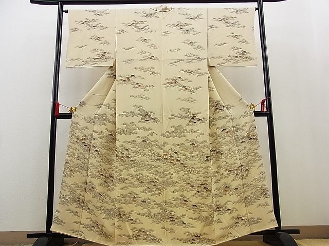 平和屋着物■付下げ 笠松 逸品 n-kg3674