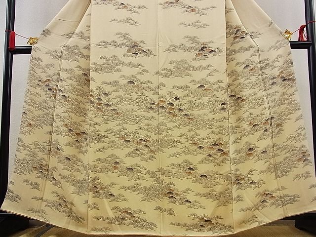 平和屋着物■付下げ 笠松 逸品 n-kg3674