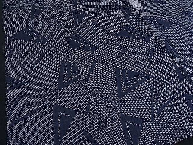 平和屋着物■上質なお召 吉祥文 逸品 n-mz5224
