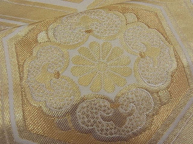 平和屋着物■六通柄袋帯 宝繍 金糸 逸品 n-mz6107