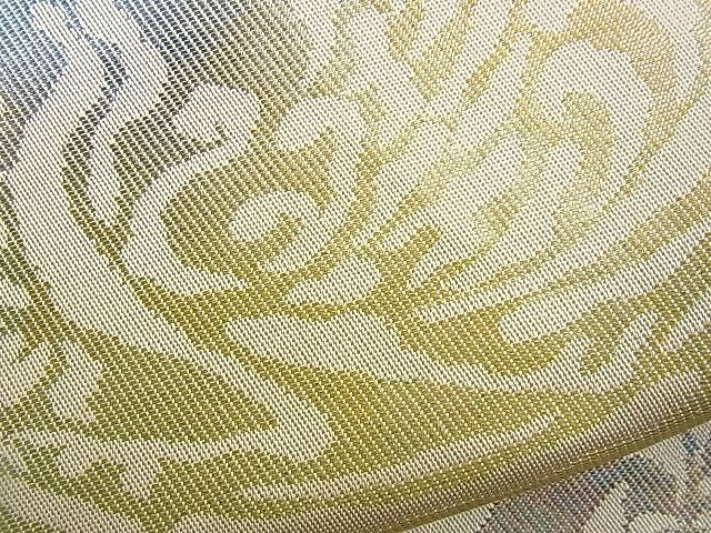 平和屋着物■六通柄袋帯 鳳凰花唐草丸文 金糸 逸品 n-rv0168