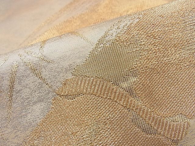 平和屋着物■六通柄袋帯 はく錦 金糸 逸品 n-sa2973