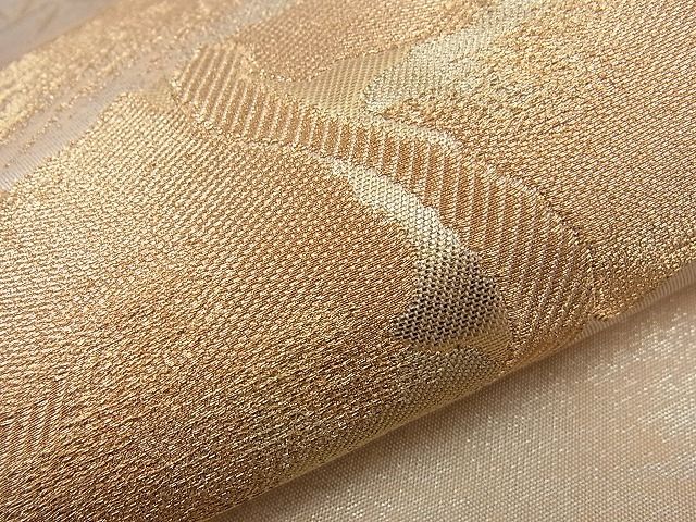 平和屋着物■六通柄袋帯 はく錦 金糸 逸品 n-sa2973