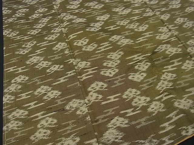 平和屋着物■上質な紬 エ霞松文 逸品 未使用 n-sg1059