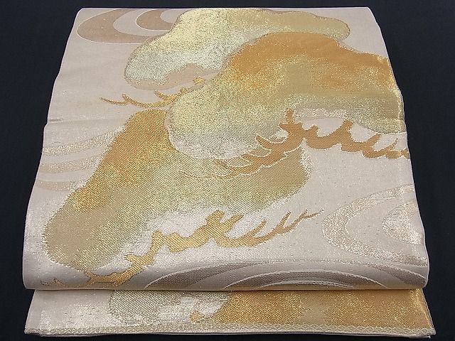 平和屋着物■六通柄袋帯 浜松文 金銀糸 逸品 n-th1212