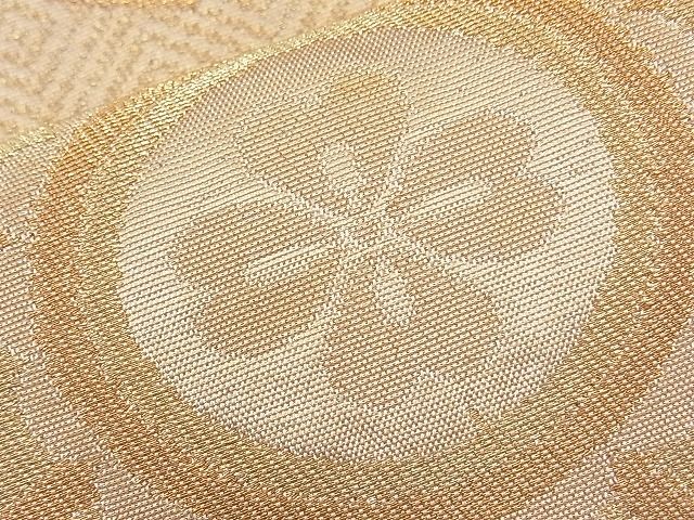平和屋着物■六通柄袋帯 吉祥花唐草文 金糸 逸品 n-th1238