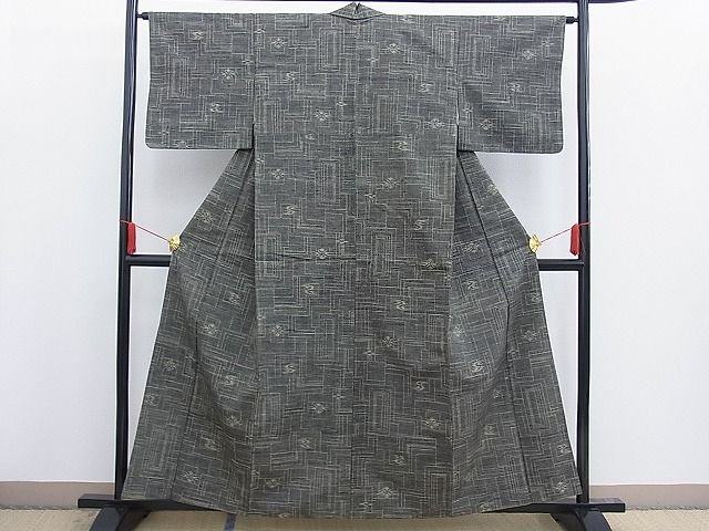 平和屋着物■上質な紬 吉祥文 逸品 n-th1389