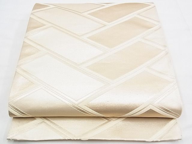 平和屋着物■六通柄袋帯 唐織 檜垣文 金糸 逸品 n-yc3076