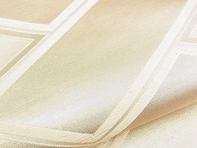 平和屋着物■六通柄袋帯 唐織 檜垣文 金糸 逸品 n-yc3076