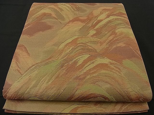 平和屋着物■六通柄袋帯 遠山文 逸品 n-ne0669