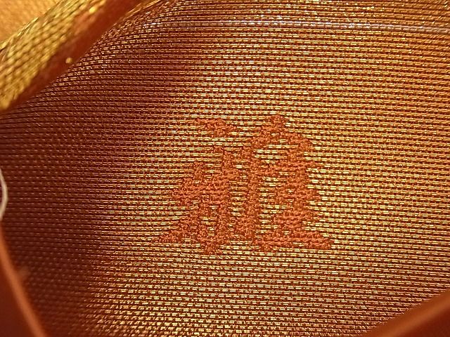 平和屋着物■六通柄袋帯 雅 立波文 金糸 逸品 n-ne0674