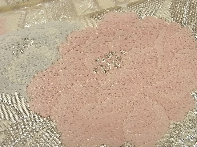 平和屋着物■西陣 田中義織物謹製 六通柄袋帯 唐織 鳳凰亀甲花文 銀糸 逸品 n-ne1204