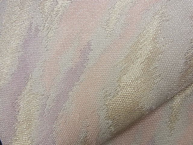 平和屋着物■六通柄袋帯 霞文 銀糸 逸品 n-nr0180