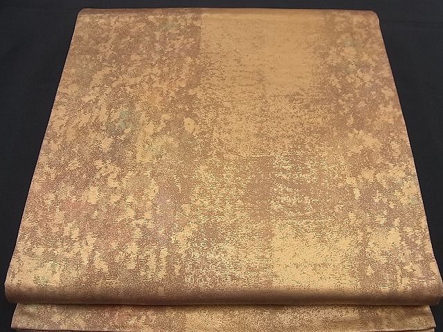 平和屋着物■六通柄袋帯 霞文 金彩 逸品 n-nr0248