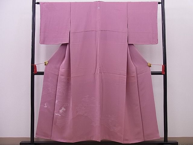 平和屋着物■豪華色留袖 雲取り石庭風景文 逸品 n-os0761