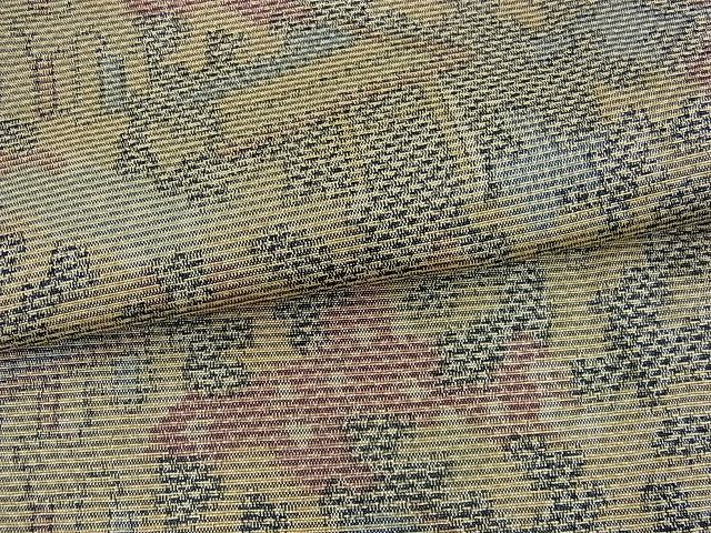 平和屋着物■上質な紬 風景文 逸品 ox0568