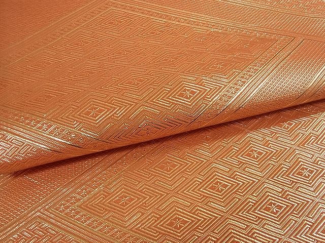 平和屋着物■佐賀錦 全通柄袋帯 吉祥文 金糸 逸品 ox2277