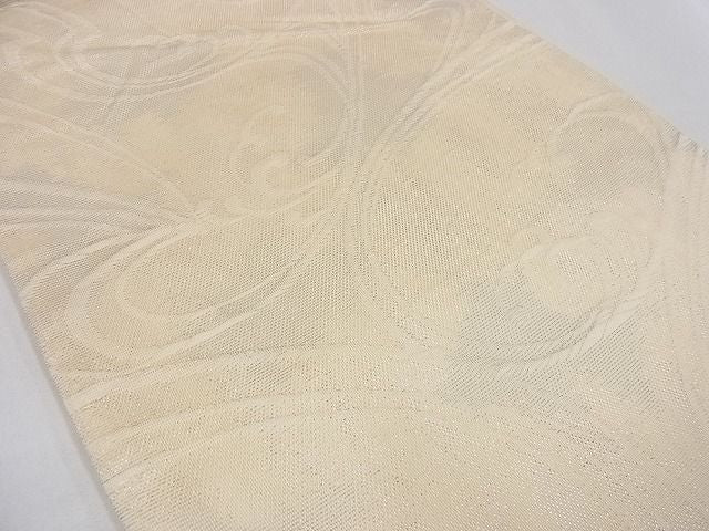 平和屋着物■夏物 六通柄袋帯 立波文 正絹 逸品 B-ph6081