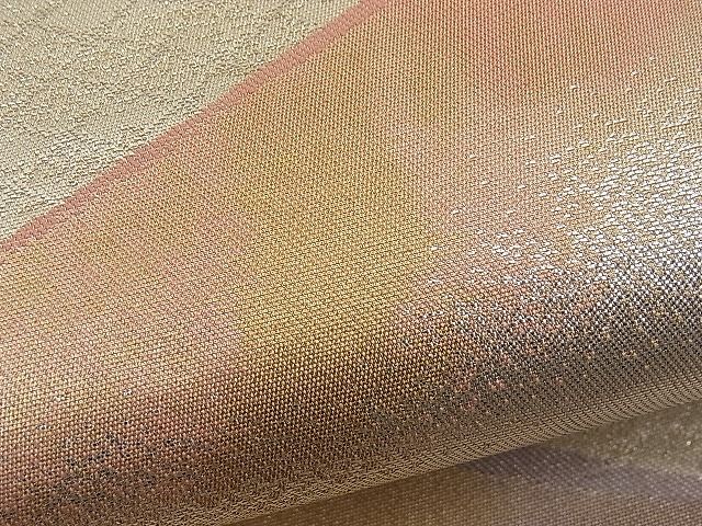 平和屋着物■六通柄袋帯 松皮菱文 金銀糸 逸品 n-pk0152