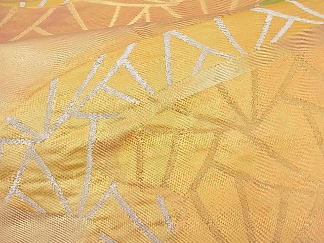平和屋着物■西陣 六通柄袋帯 若松重ね 手織 金銀糸 逸品 n-pk0867