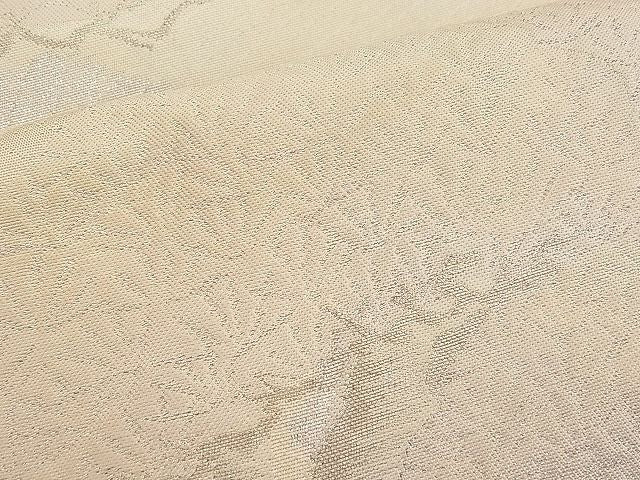 平和屋着物■六通柄袋帯 松 銀糸 逸品 n-pk0878