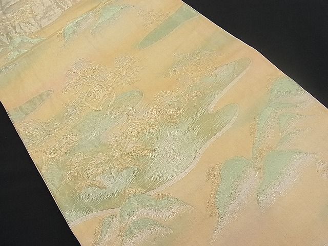 平和屋着物■六通柄袋帯 浜松 金銀糸 逸品 n-pk0913