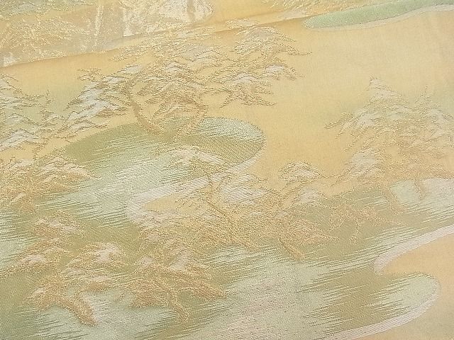 平和屋着物■六通柄袋帯 浜松 金銀糸 逸品 n-pk0913