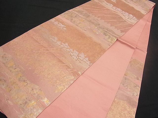平和屋着物■六通柄袋帯 浜松 金銀糸 逸品 n-pk0929