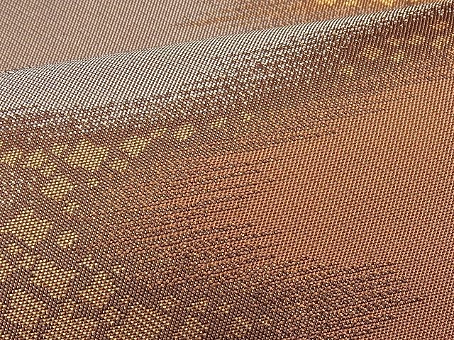 平和屋着物■全通柄 本袋帯 霞箔散らし 金銀糸 逸品 n-pk0956