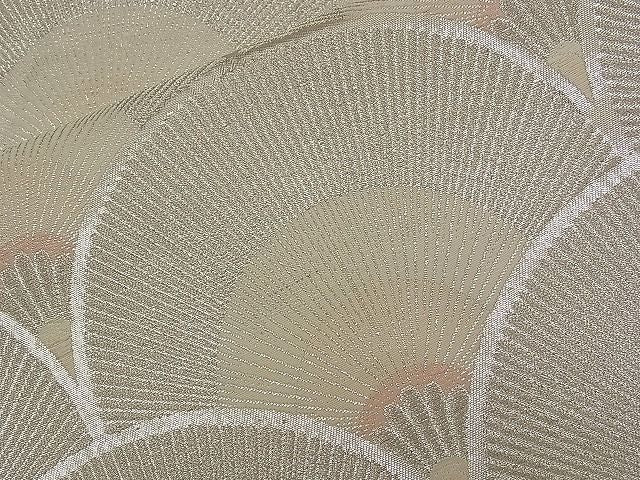 平和屋着物■六通柄袋帯 唐織 錦繍 松青海波 銀糸 逸品 n-qw0236
