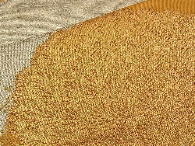 平和屋着物■六通柄袋帯 松 金銀糸 逸品 n-qw0394