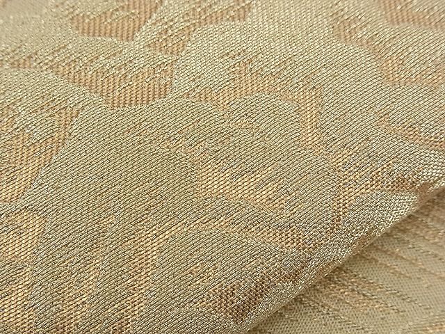 平和屋着物■西陣 六通柄袋帯 立波文 金糸 逸品 n-qw0413