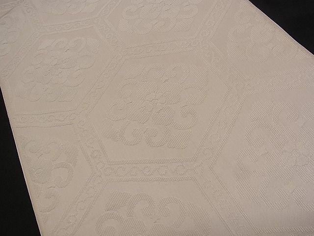 平和屋着物■六通柄 本袋帯 つづれ錦 亀甲花文 逸品 n-qw0423