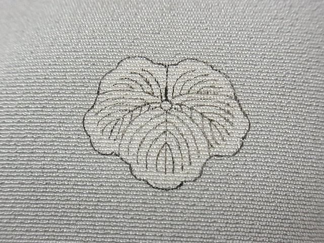 平和屋本店■極上 加賀友禅の巨匠 初代 由水十久 訪問着 単衣 秋草 蕎麦切色地 正絹 逸品 kk540