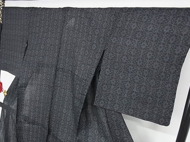 平和屋本店*極上 夏物 重要無形文化財 本場宮古上布 苧麻 着丈162cm 裄丈68cm 逸品 未使用 4kk0106