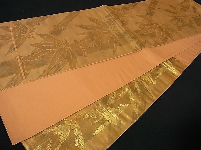 平和屋着物■六通柄袋帯 桐竹文 金糸 逸品 re2025