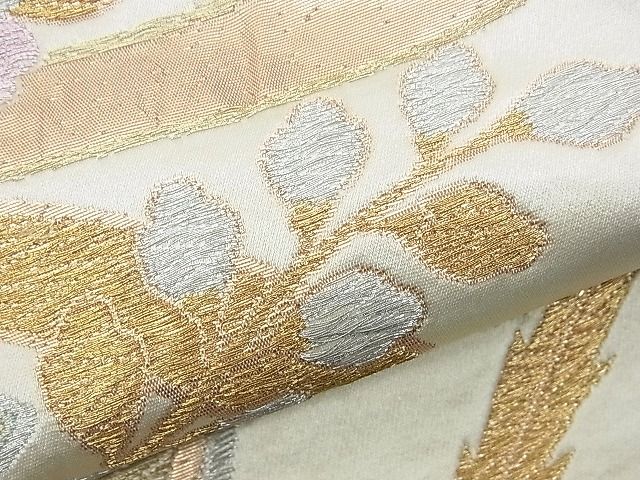 平和屋着物■六通柄京袋帯 鳳凰束ね熨斗桐文 金銀糸 逸品 n-rv0252