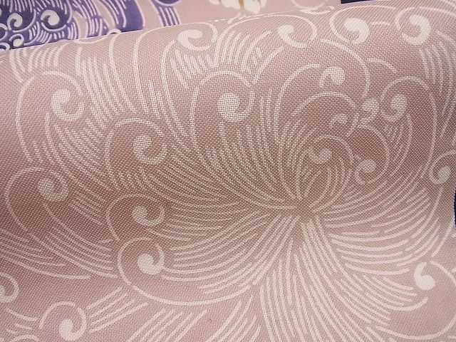 期間限定セール20%off■極上 夏物 和染紅型 栗山紅型 栗山吉三郎 九寸名古屋帯 乱菊 逸品 未使用3s1010