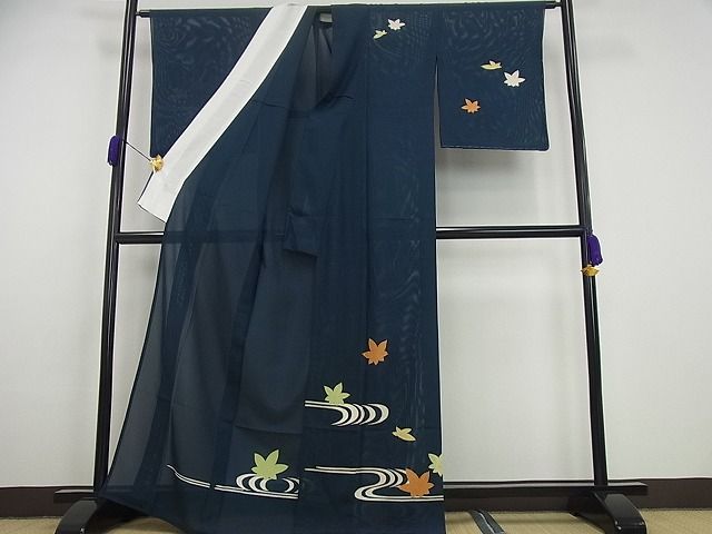 平和屋本店■希少 夏物 銀座志ま亀 訪問着 絽 百入茶地 金彩 反端付き 逸品 未使用3s4962