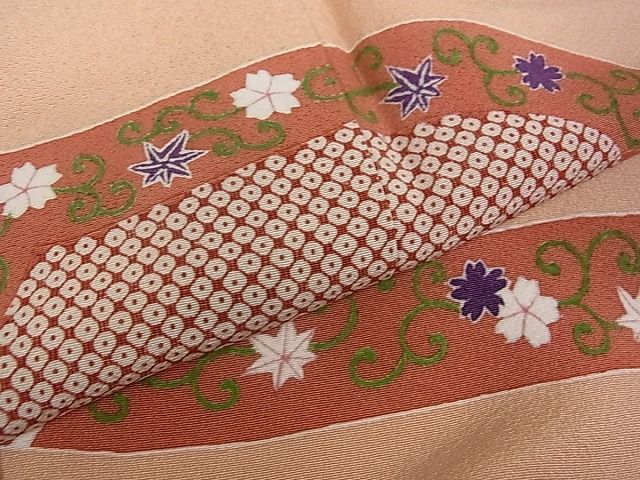 平和屋本店●極上 人間国宝 五代 田畑喜八 訪問着・長襦袢セット 銀座もとじ パールトーン加工 逸品 s6351