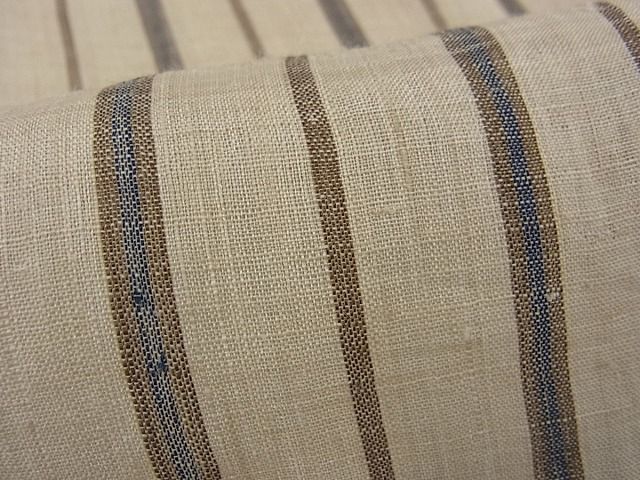 平和屋本店*極上 夏物 越後上布 林宗平 間道 証紙付き 逸品 未使用s8633