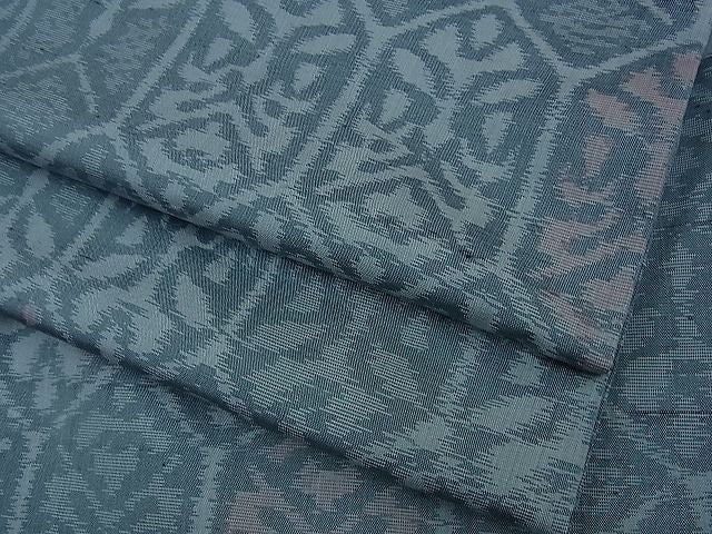 平和屋着物■上質な紬 亀甲吉祥文 逸品 n-sa1219