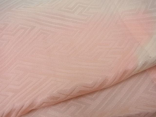 平和屋着物■上質な長襦袢 無双仕立て 紗綾形地紋 暈し染め 逸品 n-sa1646