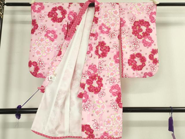 平和屋本店■極上 松田聖子 SEIKO MATSUDA 七五三 女の子 3歳 祝着 三つ身 被布セット 花丸文 逸品 DZAA2505kh5 - 平和屋
