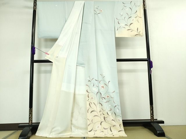 平和屋本店■極上 松田聖子 SEIKO MATSUDA 訪問着 枝花文 暈し染め 金彩 逸品 未使用 DZAA2127kh4 - 平和屋