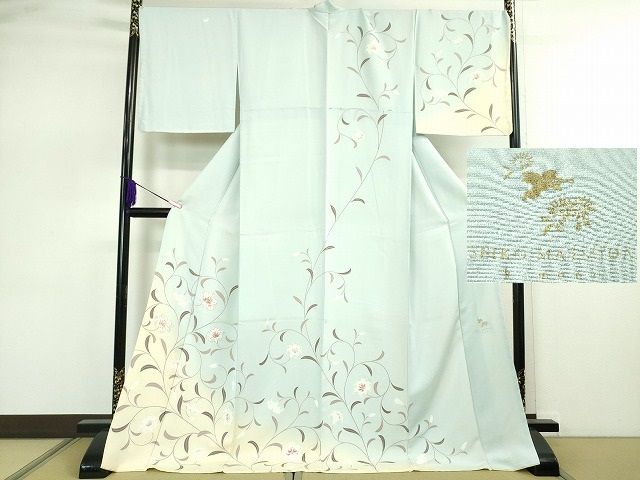 平和屋本店■極上 松田聖子 SEIKO MATSUDA 訪問着 枝花文 暈し染め 金彩 逸品 未使用 DZAA2127kh4 - 平和屋