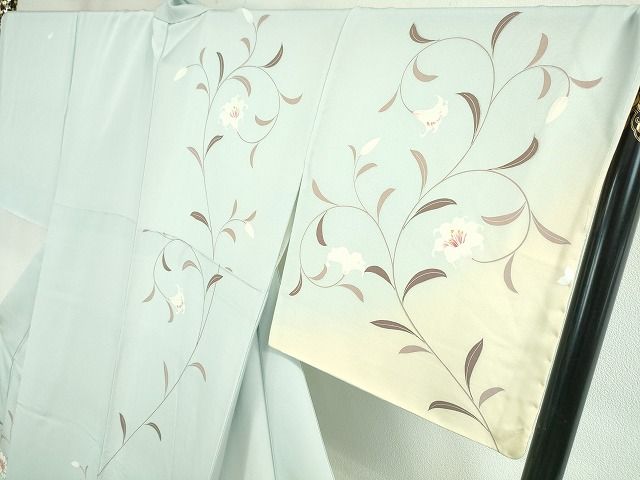 平和屋本店■極上 松田聖子 SEIKO MATSUDA 訪問着 枝花文 暈し染め 金彩 逸品 未使用 DZAA2127kh4 - 平和屋