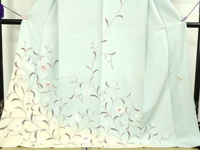 平和屋本店■極上 松田聖子 SEIKO MATSUDA 訪問着 枝花文 暈し染め 金彩 逸品 未使用 DZAA2127kh4 - 平和屋